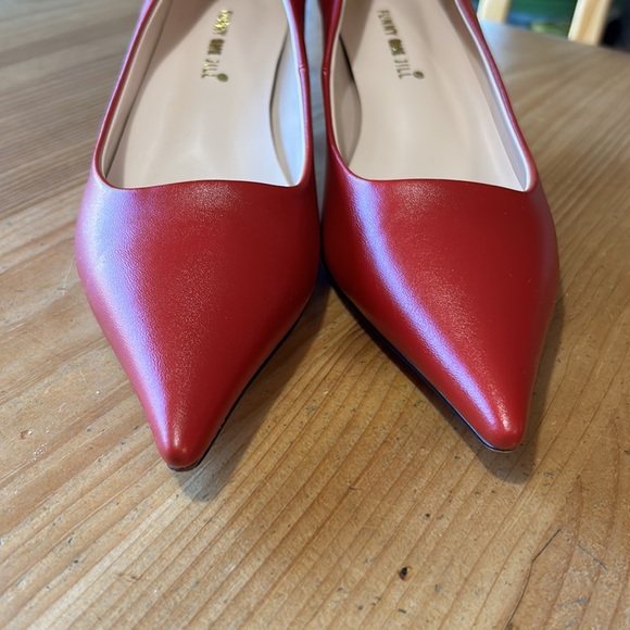 Red leather pumps -funny she Jill-in Original Box - Picture 6 of 8